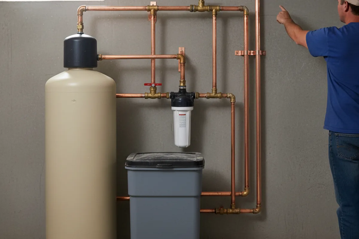 Whole-house water treatment system installed in Grahn